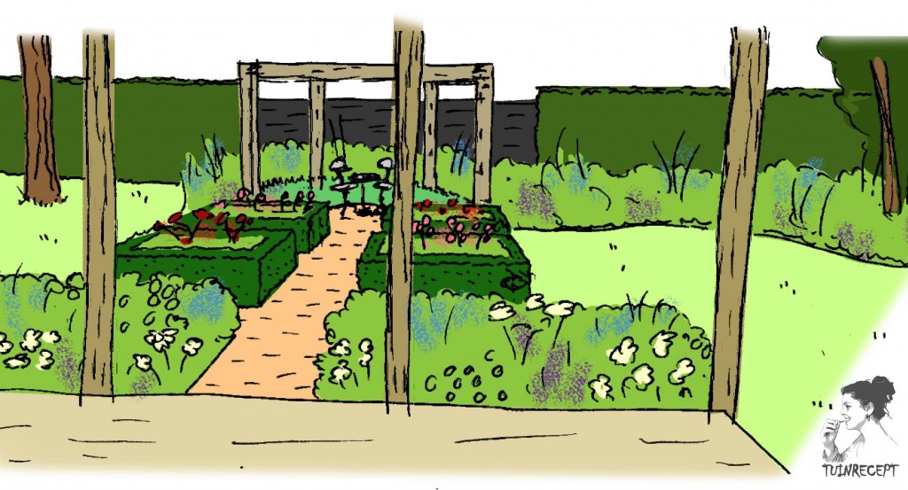 Landelijke tuin